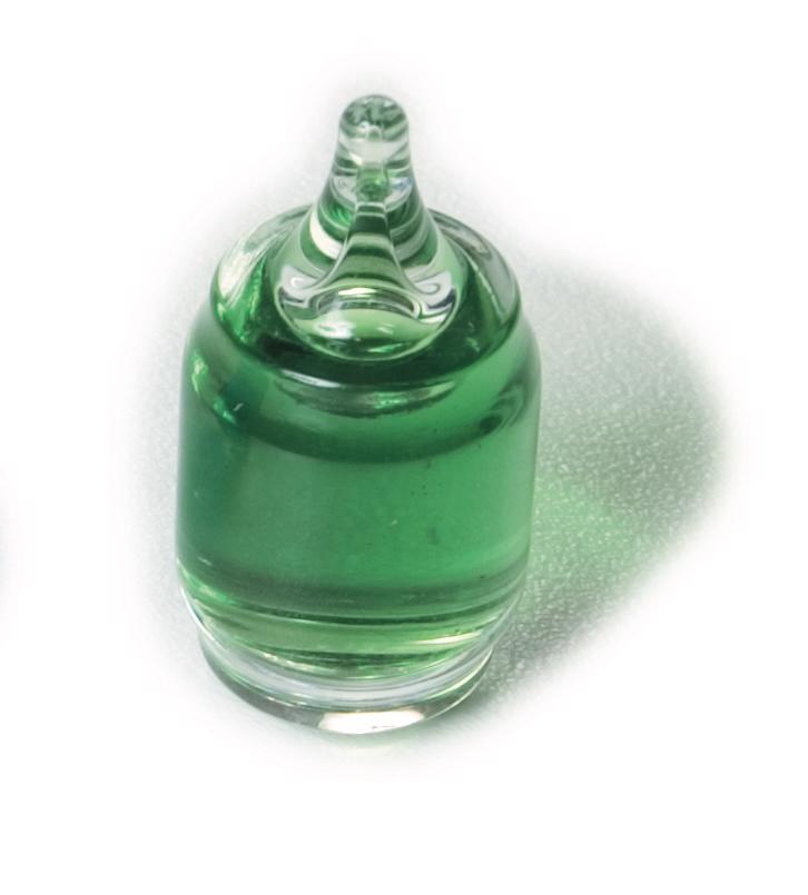 Fiola termofuzibila calibrata la 93°C (culoare verde)